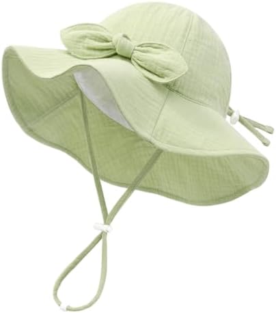 Baby Sun Hat Infant Toddler Girl Kids Sun Protection Beach Bucket Hats by DANMY