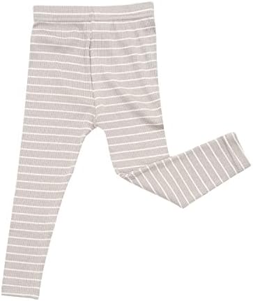 AVAUMA Stripe Pattern Baby Boys Girls Pajama Set Kids Toddler Snug fit Ribbed - Image 4
