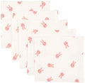 5-Pack 100% Cotton Muslin Baby Washcloths 10"X10", Bunny | Ultra Soft Absorbent by Unknown
