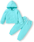 Happy Town Baby Fall Outfits for Girl Boy Long Sleeve Hoodie Top and Long by HappyTown