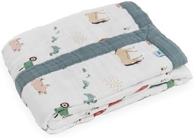 Little Unicorn Newborn Receiving Quilt | Ultra- Soft - Image 2