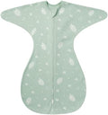 ZIGJOY Swaddle Sleep Sack 6-12 Months, 1.0 Tog Cotton Baby Swaddle Blanket by ZIGJOY