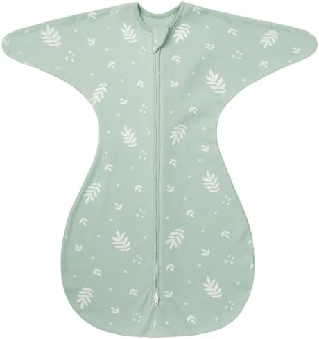 ZIGJOY Swaddle Sleep Sack 3-6 Months, 1.0 Tog Cotton Baby Swaddle Blanket by ZIGJOY