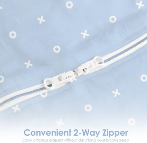 Baby Swaddle 0-2 Months, Cotton Arm-In Zipper Sleep Sack, Wearable Blankets Wrap - Image 4