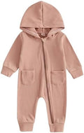Fall Baby Clothes Newborn Boy Girl Hoodie Romper Long Sleeve Jumpsuit Winter by LedyChampswiinToddlerBaby
