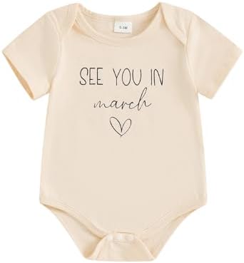 woshilaocai Baby Announcement Bodysuit Pregnancy Reveal by woshilaocai