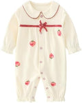 Infant Baby Girl Long Sleeve Romper Cotton Cute Style Newborn Toddler Jumpsuit by Unknown
