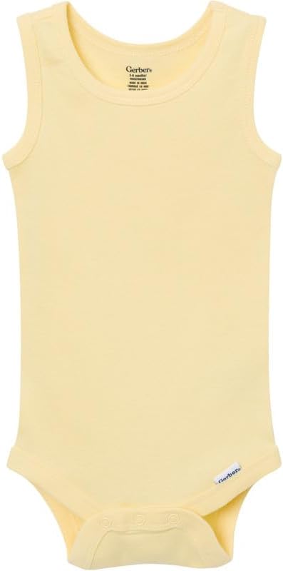 Gerber Baby Girls Multi-Pack Sleeveless Onesies Bodysuit - Image 4