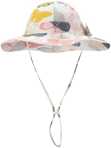 Baby Girl Sun Hat Infant Summer Beach Hat Toddler Bucket Hat UPF 50+ - Image 2