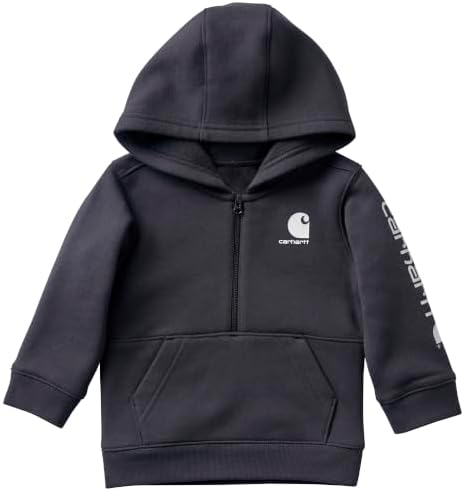 Carhartt Kid's CA6873 Half-Zip Logo Sweatshirt by Carhartt
