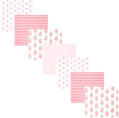 Hudson Baby Unisex Baby Cotton Polyester Flannel Receiving Blankets Bundle by HudsonBaby