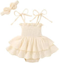 YOUNGER TREE Baby Girl Clothes Infant Summer Romper Dress Sleeveless Bodysuit by YOUNGERTREE