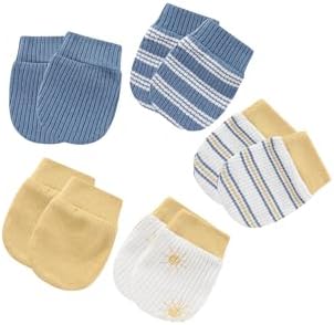 Baby Hats Mittens and Socks Set Soft Cotton Newborn Hat Glove - Image 6