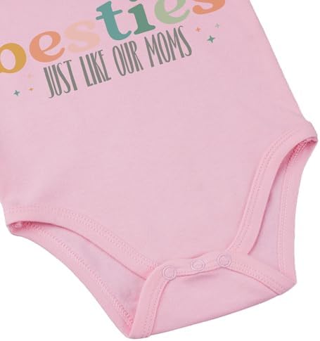 Besties Just Like Our Moms Baby Bodysuit Best Friend Baby Bodysuit Mom Besties - Image 6