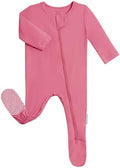 PurComfy Bamboo Viscose Baby Zipper Footie Pajamas, 0-3-6-9-18-24 Months | Ideal by PurComfy
