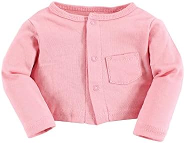 Hudson Baby Infant and Toddler Girls Cotton Dress and Cardigan Set - Image 5