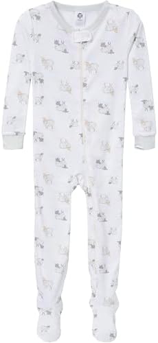 Gerber Baby Boys & Girls 4-Pack Footed Pajamas - Image 2