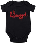 Little Nugget Bodysuit Baby Funny Lil Nugget Baby Bodysuit Chicken Bodysuits by Unknown