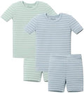 AVAUMA Stripe Pattern Baby Boys Girls Pajama Set Kids Toddler Snug fit Ribbed by AVAUMA