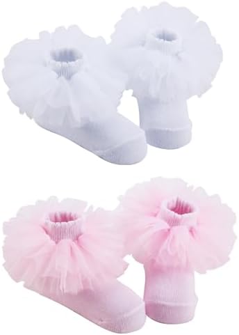 PrinceSasa Little Baby Girl Princess Lace Ruffles Socks Set by PrinceSasa
