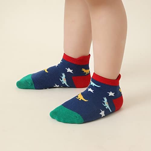 Aroveea Toddler Socks Non Slip Grip Ankle Baby 12 Pack - Image 6