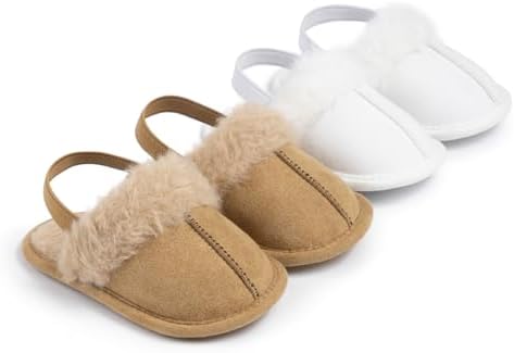 Infant Baby Boys Girls Slippers Cozy Fleece Booties - Image 7