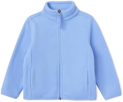 Amazon Essentials Unisex Kids' Polar Fleece Full-Zip Mock Jacket by AmazonEssentials