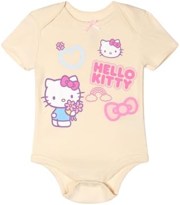 Hello Kitty Baby Girls 5 Pack Bodysuits - Image 2