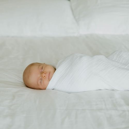 Little Unicorn 100% Natural Organic Cotton Muslin Swaddle Blanket 2 Pack | - Image 5