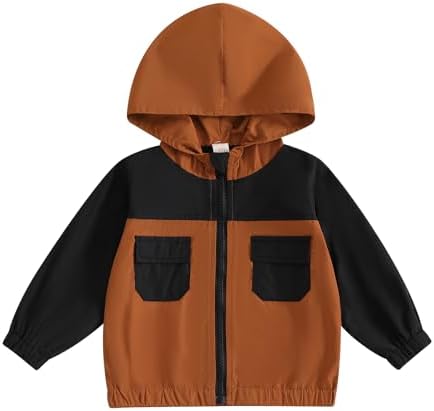 MERSARIPHY Toddler Boy Hoodies Jacket Baby Boy Lightweight Zip Up Coat by MERSARIPHY