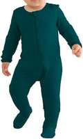 Long Sleeve Baby Bamboo Rayon Romper Infant One-Piece Double Zipper Footies | by EkkimyBabyProducts