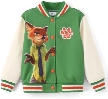 Disney Bomber Jacket Spider Man Marvel Toy Story Cars Varsity Cardigan2-13Y by Disney