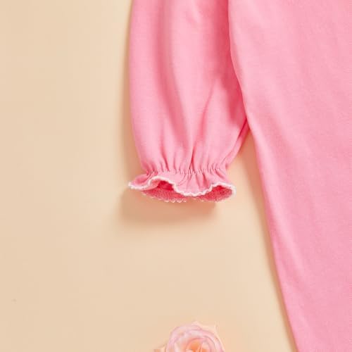 Baby Coming Home Outfit Boy Girl Plain Long Sleeve Romper Jumpsuit - Image 5
