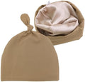 Silky Satin Lined Newborn Hat Hair Care Knot Beanie Hats by Sugarmelon
