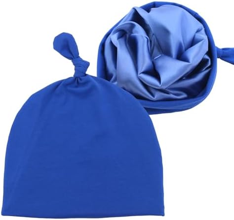 Silky Satin Lined Newborn Hat Hair Care Knot Beanie Hats by Sugarmelon