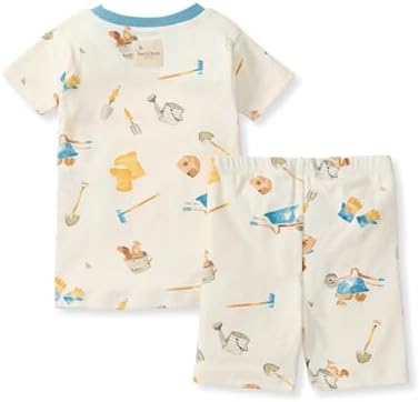 Burt's Bees Baby Unisex Organic Cotton Short Sleeve & Shorts PJ Set, 2-PC | - Image 2