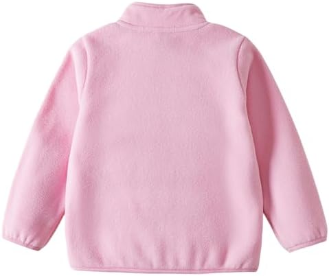 Toddler Boys Girls Fleece Jacket Lightweight Fall Spring 2-12 Years - Image 2
