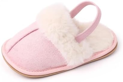 Baby Shoes Pink Leopard Baby Girl Slippers Non-Slip Soft Sole Toddler First - Image 7