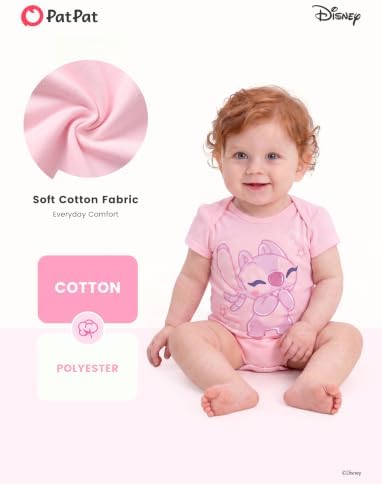 Disney Stitch Princess Marvel Spiderman Mickey and Friends Baby Girls Clothes - Image 4