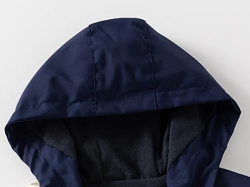 Boys' Hooded Dinosaur Jacket Windbreaker Outerwear - Image 4