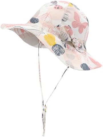 Baby Girl Sun Hat Infant Summer Beach Hat Toddler Bucket Hat UPF 50+ by EAU+LAYAMEN