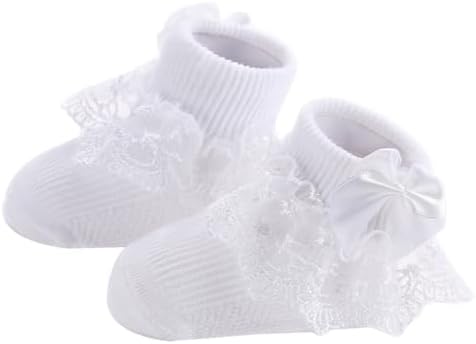 PrinceSasa Little Baby Girl Princess Lace Ruffles Socks Set - Image 3