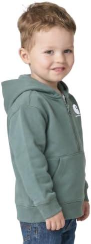 Carhartt Kid's CA6873 Half-Zip Logo Sweatshirt - Image 3