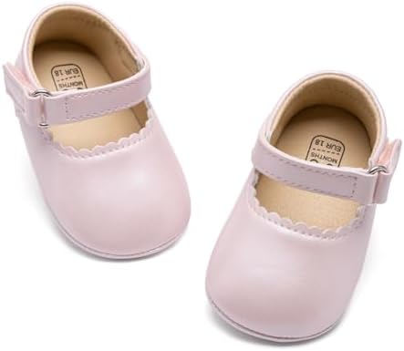 Meckior Infant Baby Girls Soft Sole Bowknot Princess Wedding Dress Mary Jane by Meckior