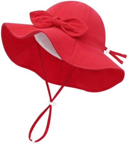 Baby Sun Hat Infant Toddler Girl Kids Sun Protection Beach Bucket Hats by DANMY