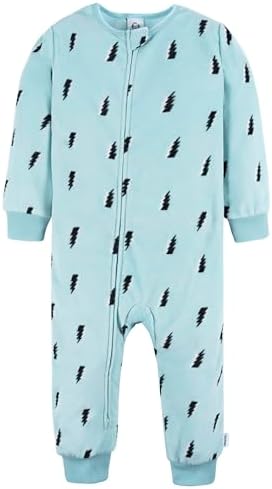 Gerber Baby Boys 3-Pack Fleece Footless Pajamas - Image 4