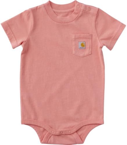 Carhartt Kid's CA5027 Short-Sleeve Pocket Bodysuit by Carhartt