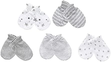 MAMIMAKA Baby Hat and Mittens Set Newborn Baby Hats Caps - Image 3