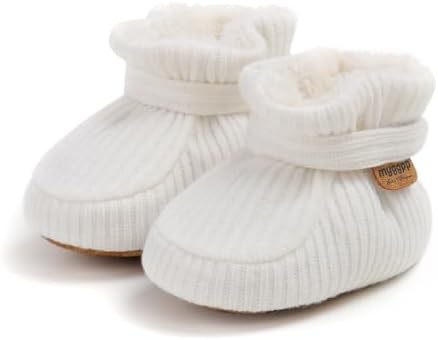 HsdsBebe Unisex Newborn Baby Cotton Booties Non-Slip Sole - Image 5