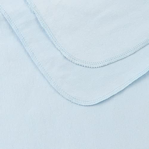 PESAAT Cotton Baby Swaddle Hat Set Newborn Infant Hats Receiving Blankets - Image 3